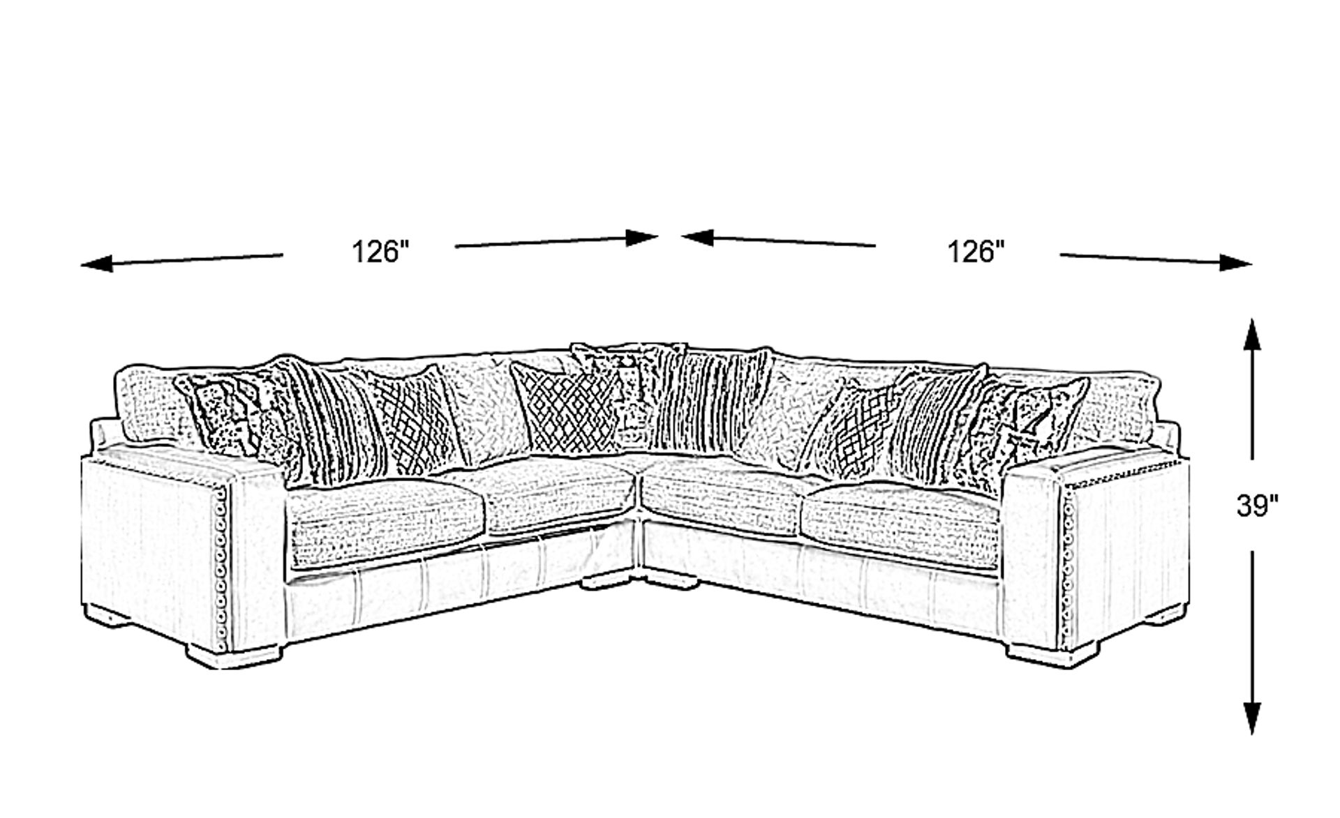 Dimension Image. Please refer to the Dimension Tab on this page for dimension details.