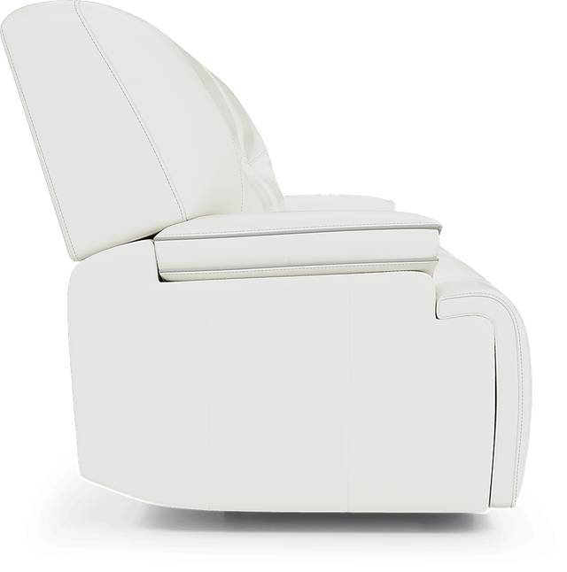 Cindy Crawford Home Caletta Off-White 5 Pc Leather Reclining Living Room - Thumbnail - Image 4