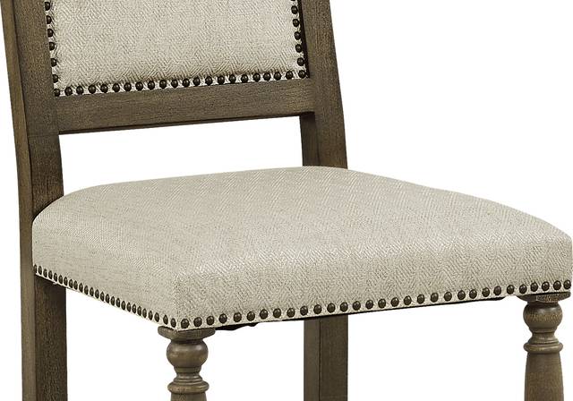 Cindy Crawford Home Calle Vista Brown Side Chair - Thumbnail - Image 4