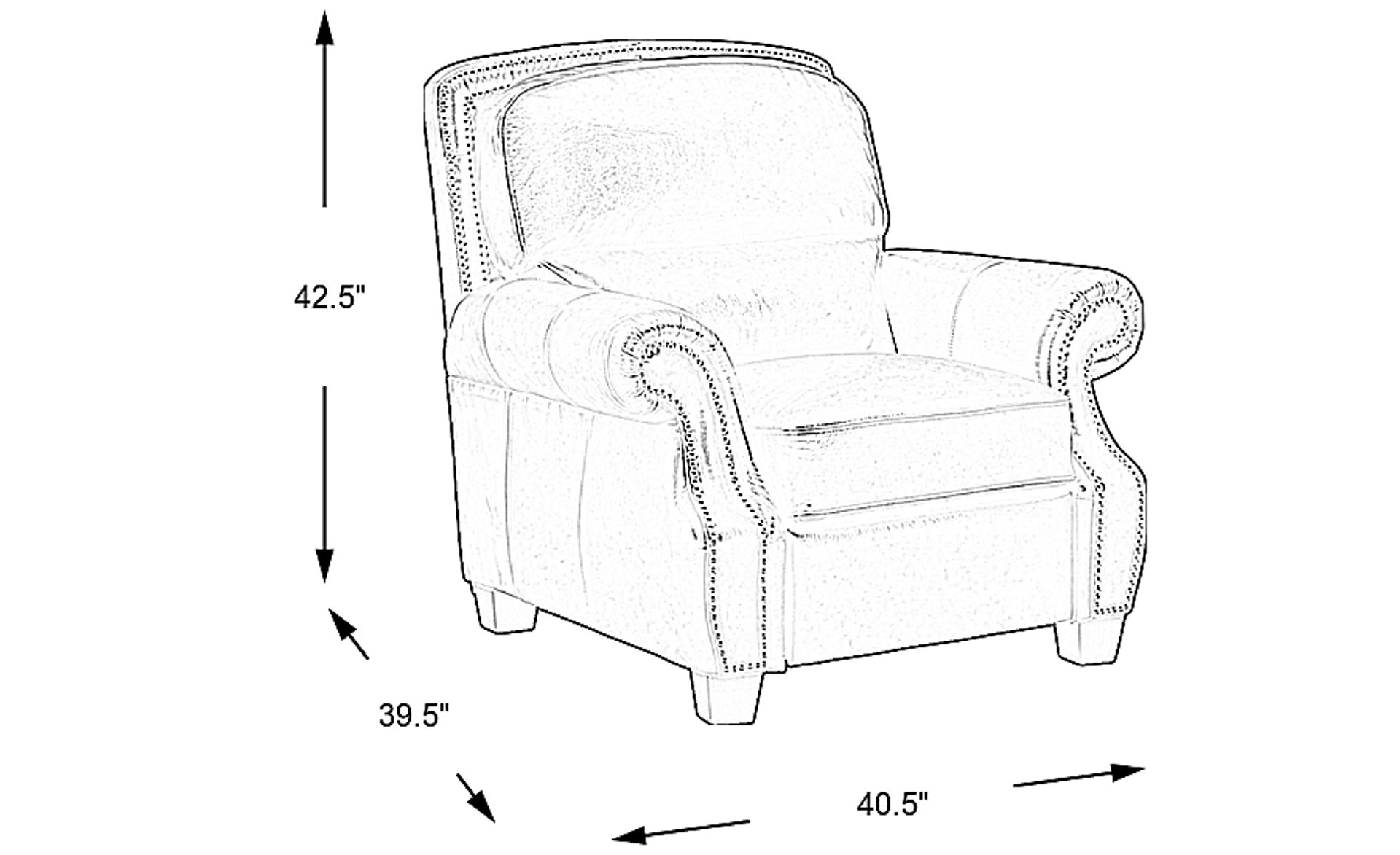 Dimension Image. Please refer to the Dimension Tab on this page for dimension details.