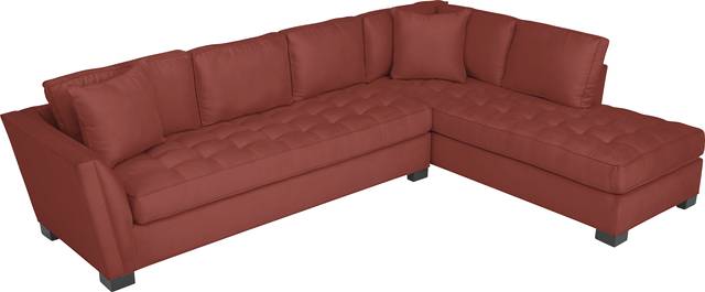 Cindy Crawford Home Calvin Heights Brick 6 Pc XL Sectional Living Room Plus 70 in. TV - Thumbnail - Image 3