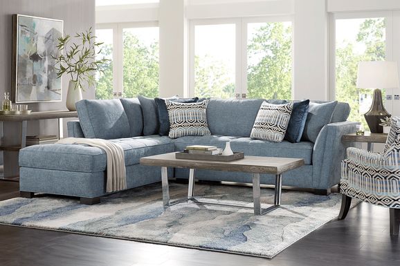 Calvin Heights 2 Pc Left Arm Chaise Sectional