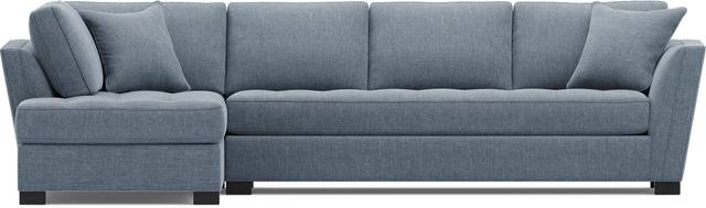 Calvin Heights Chambray Textured 2 Pc XL Sectional - Thumbnail - Image 3