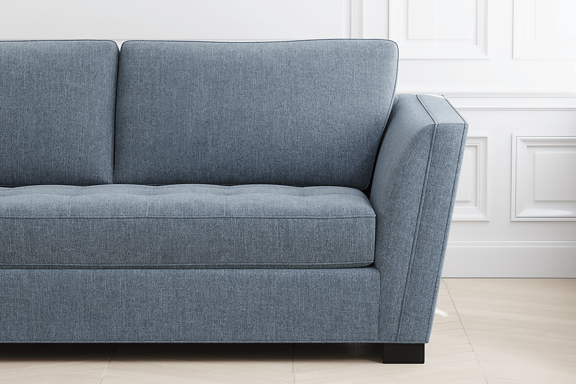 Calvin Heights Chambray Textured 2 Pc XL Sectional - Image 5
