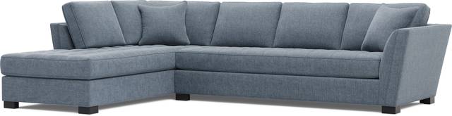 Calvin Heights Chambray Textured 2 Pc XL Sectional - Thumbnail - Image 1