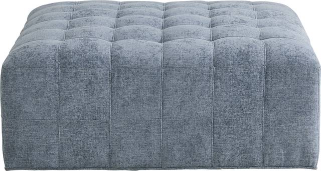 Calvin Heights Chambray Textured Cocktail Ottoman - Thumbnail - Image 1