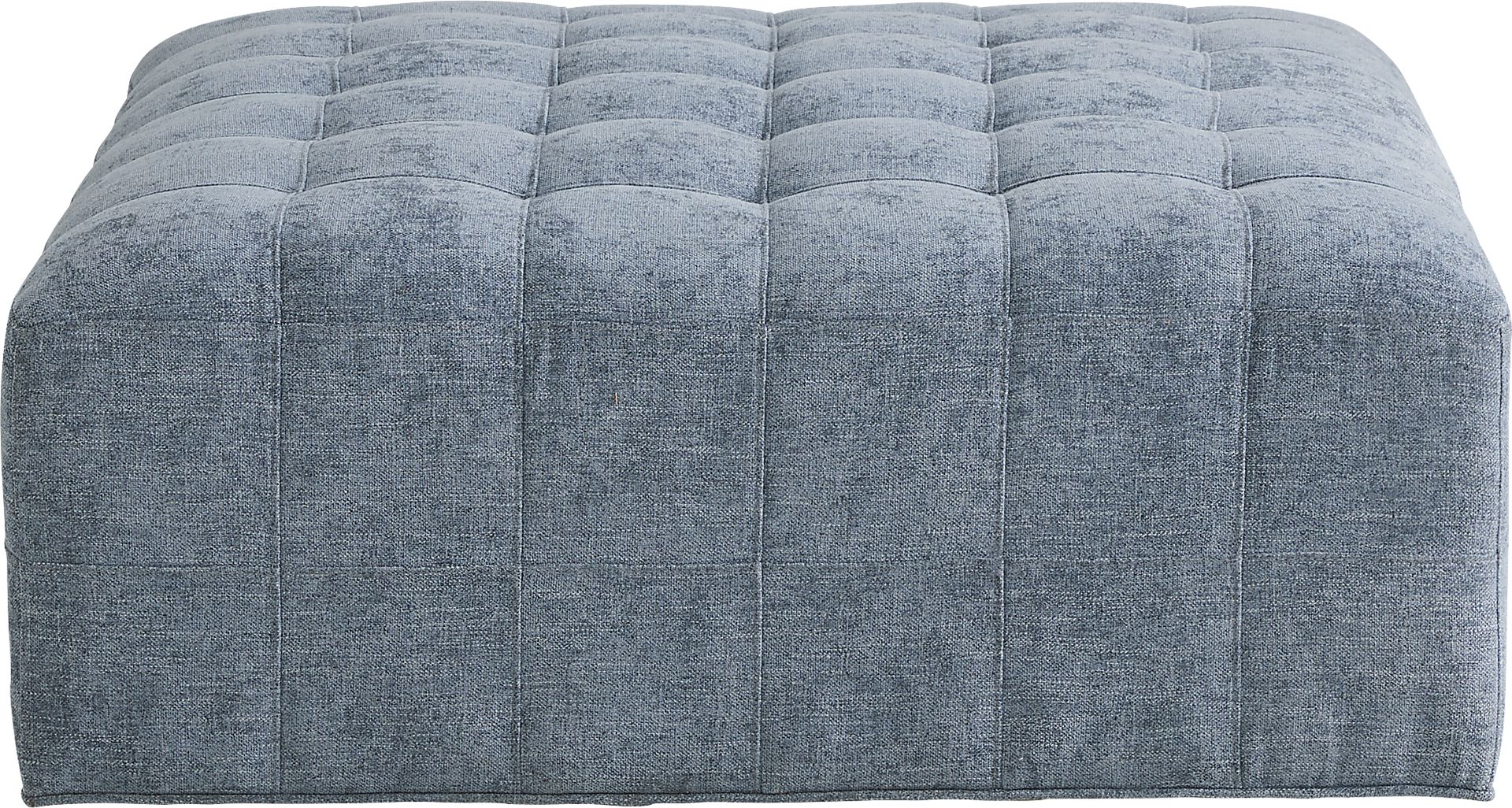 Calvin Heights Chambray Textured Cocktail Ottoman - Image 1
