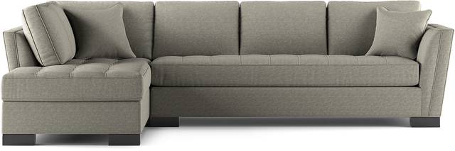 Calvin Heights Cobblestone Textured 2 Pc XL Sectional - Thumbnail - Image 1