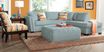 Cindy Crawford Home Calvin Heights Hydra Microfiber 2 Pc Sectional