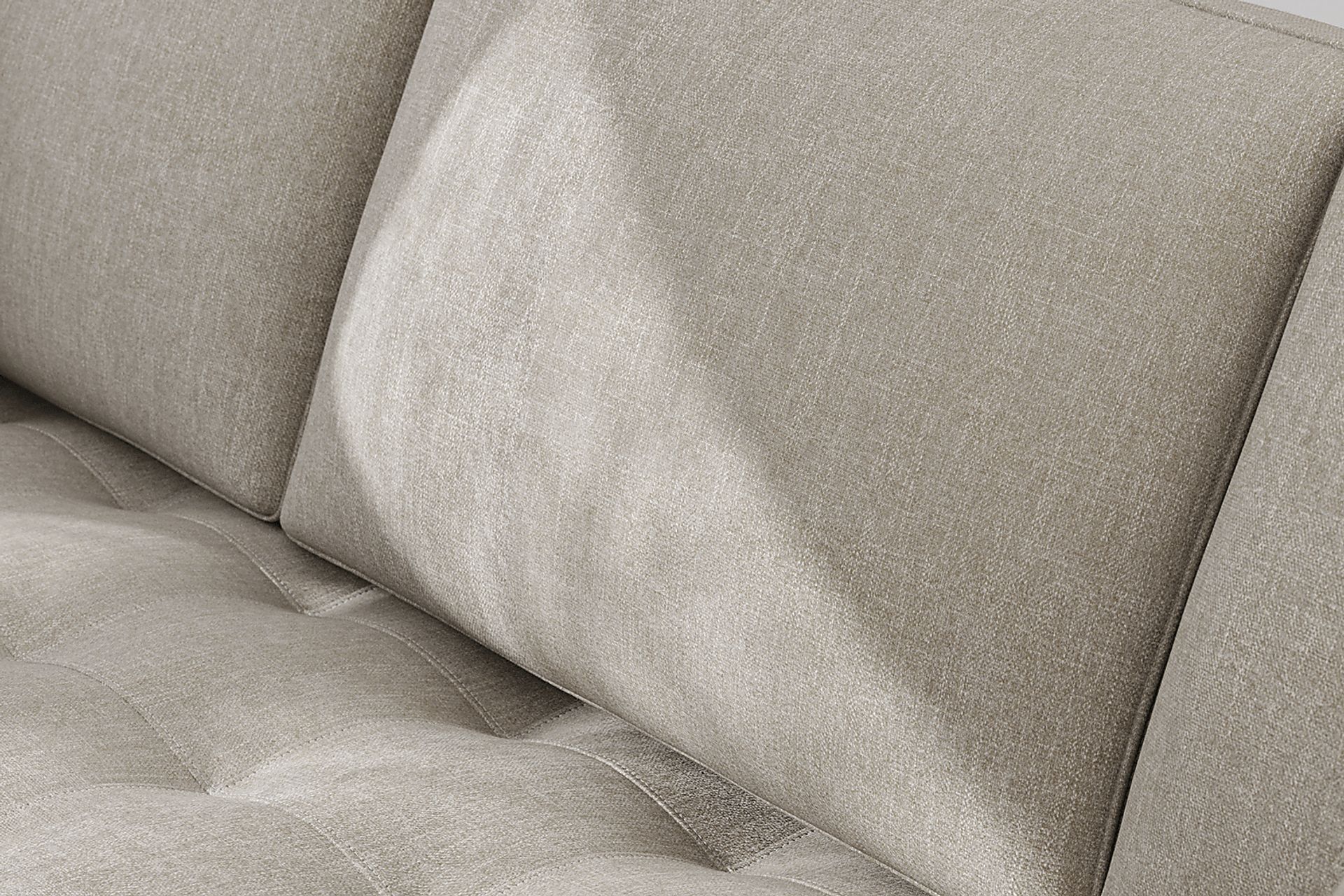 Calvin Heights Mushroom Textured 2 Pc XL Sectional - Image 5