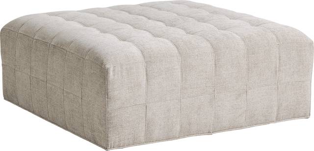 Calvin Heights Mushroom Textured Cocktail Ottoman - Thumbnail - Image 2