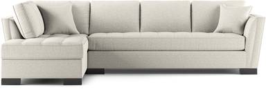 2 pc left arm chaise xl sectional