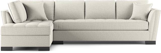 Calvin Heights Oatmeal Textured 2 Pc XL Sectional - Thumbnail - Image 1