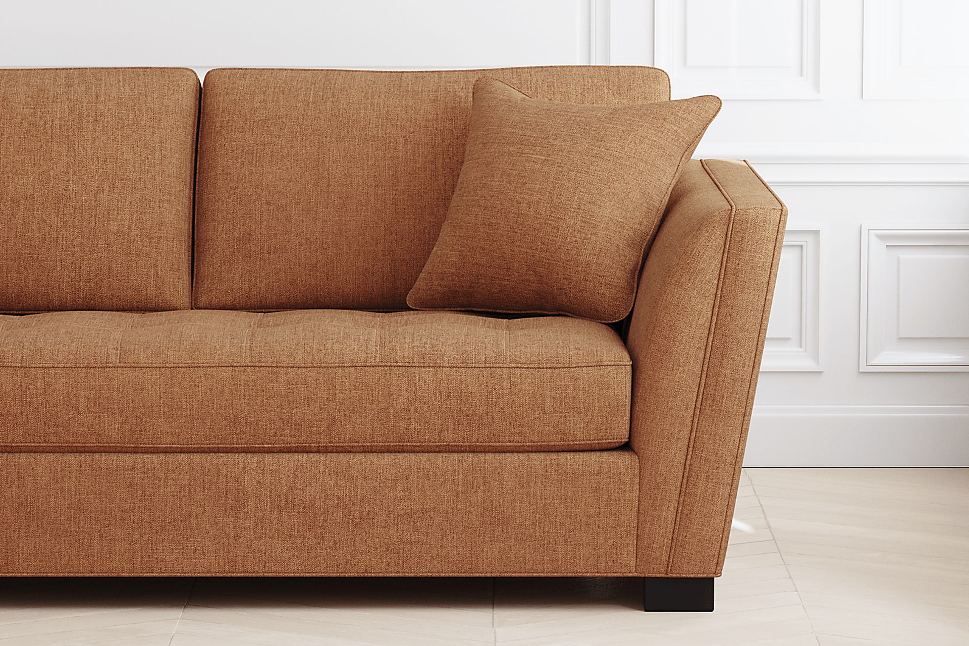 Calvin Heights Russet Textured 2 Pc Sectional - Image 4