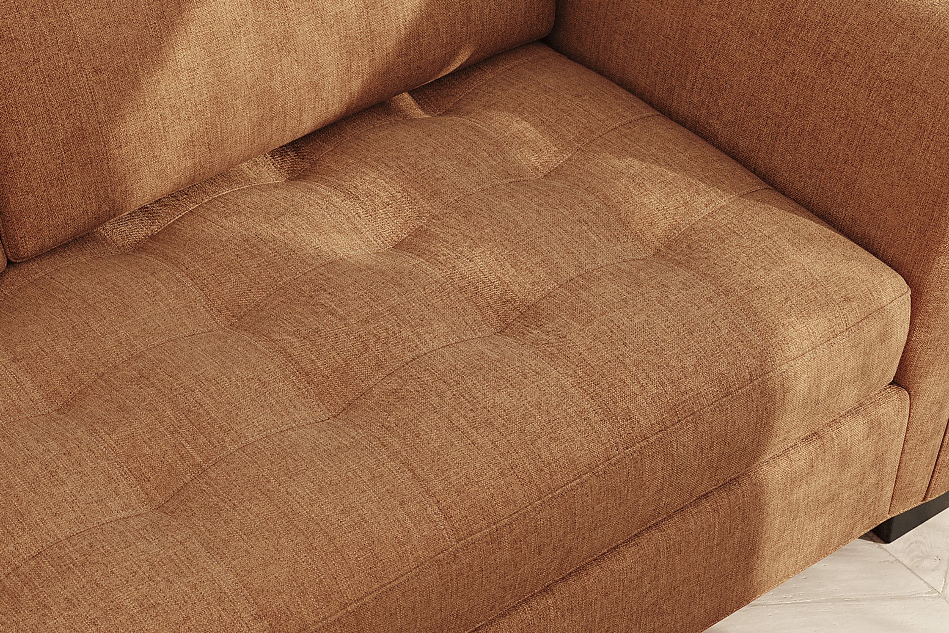 Calvin Heights Russet Textured 2 Pc Sectional - Image 5
