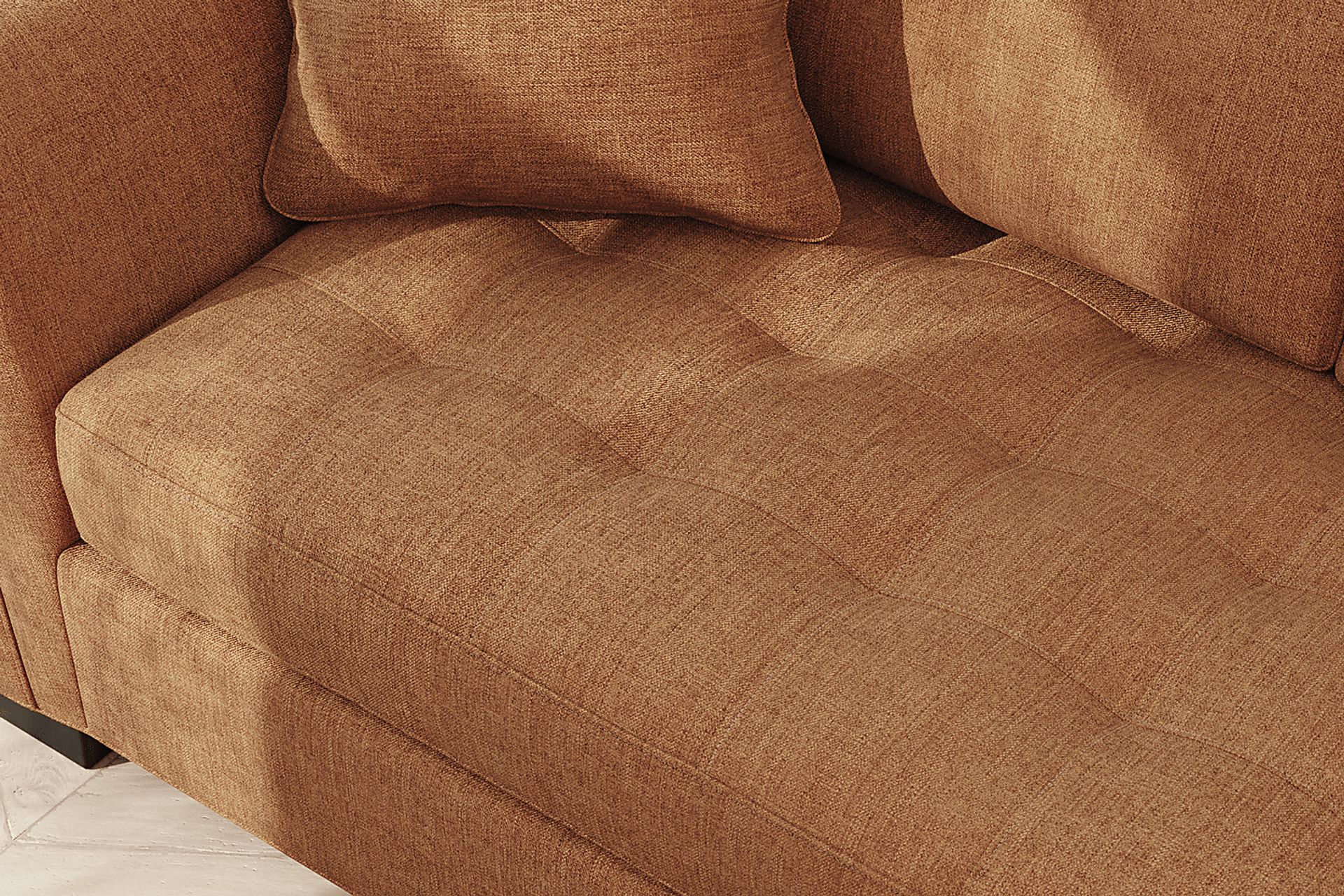 Calvin Heights Russet Textured 2 Pc Sectional - Image 6