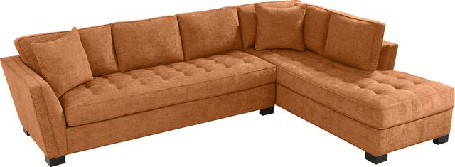 Calvin Heights Russet Textured 2 Pc XL Sectional - Thumbnail - Image 3