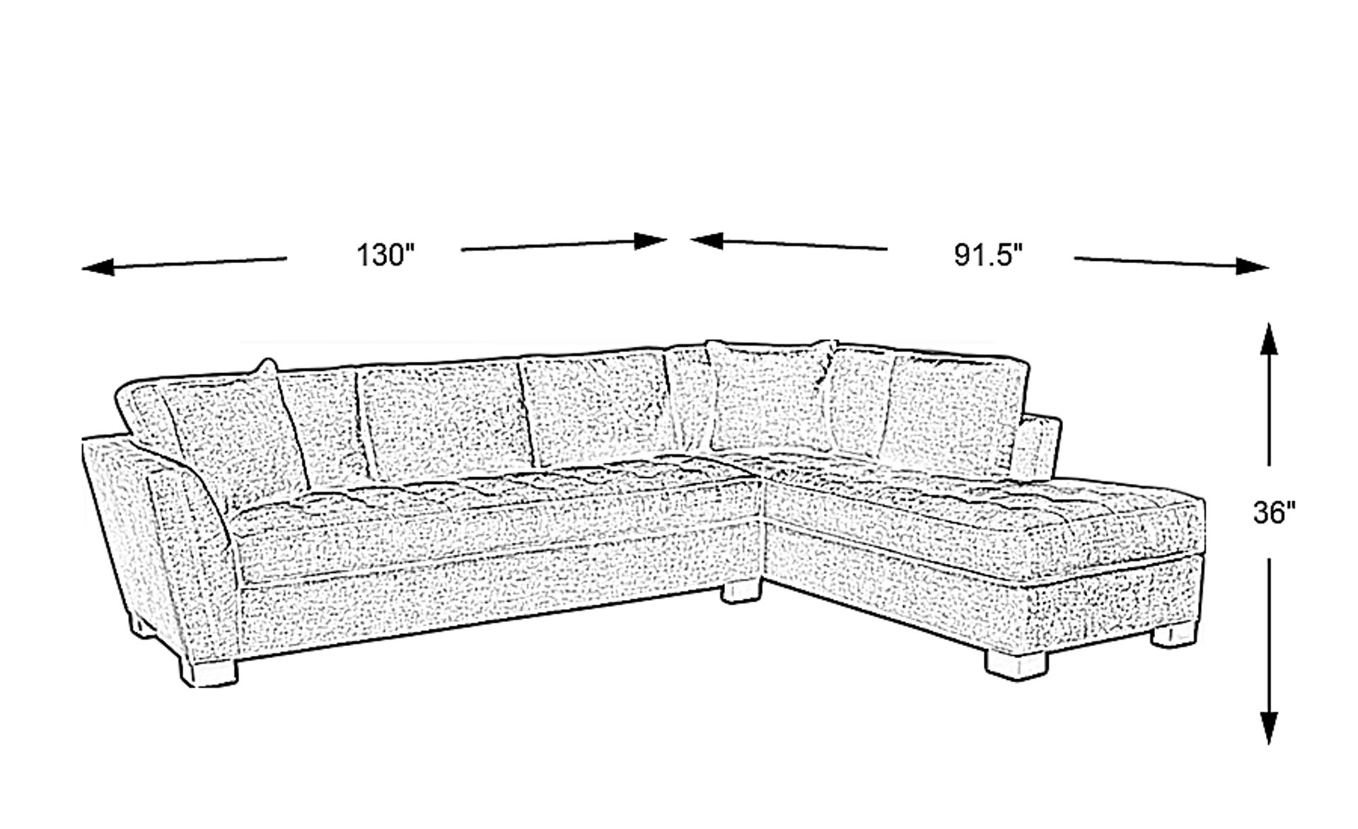 Dimension Image. Please refer to the Dimension Tab on this page for dimension details.