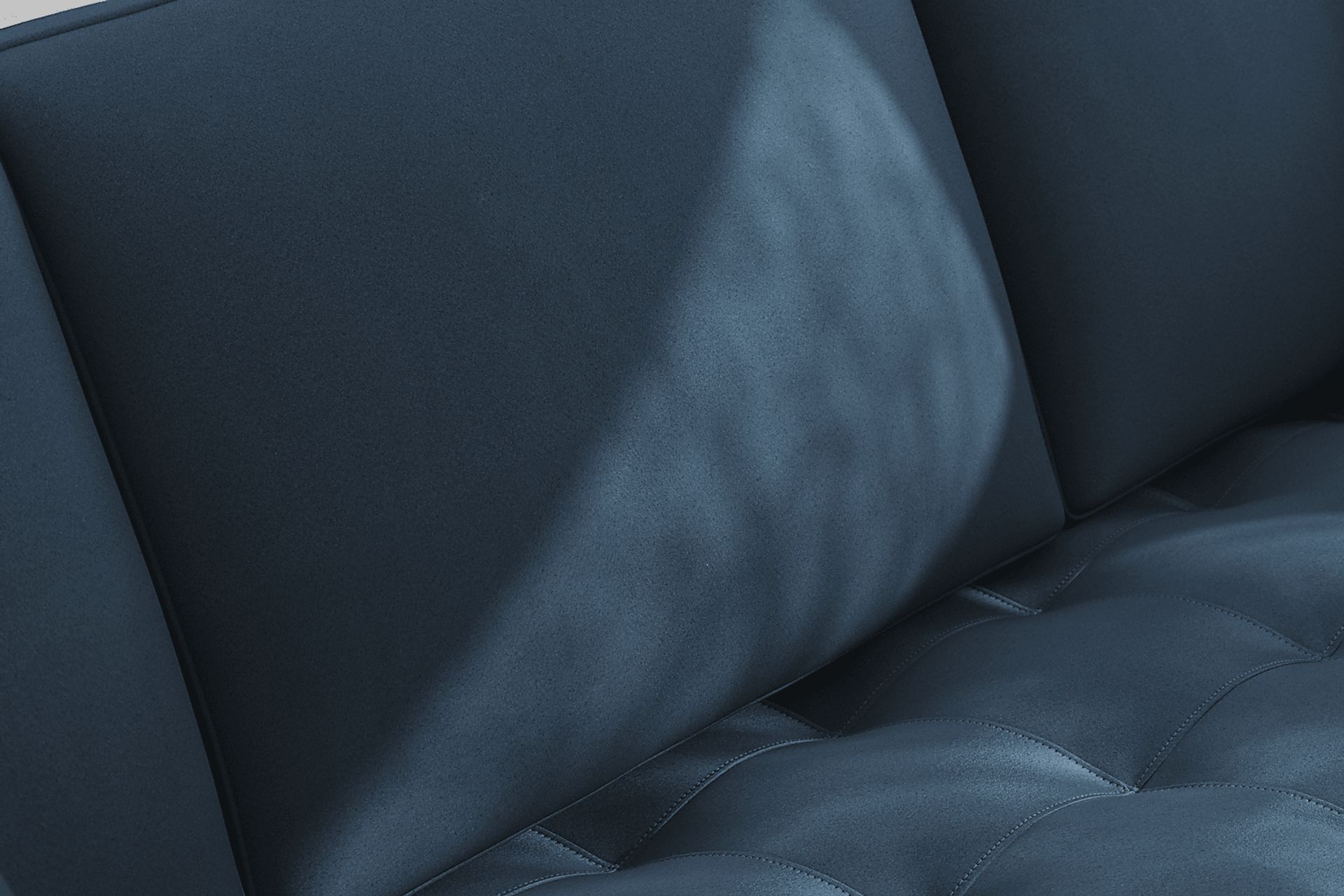 Calvin Heights Sapphire Microfiber 2 Pc Sectional - Image 6