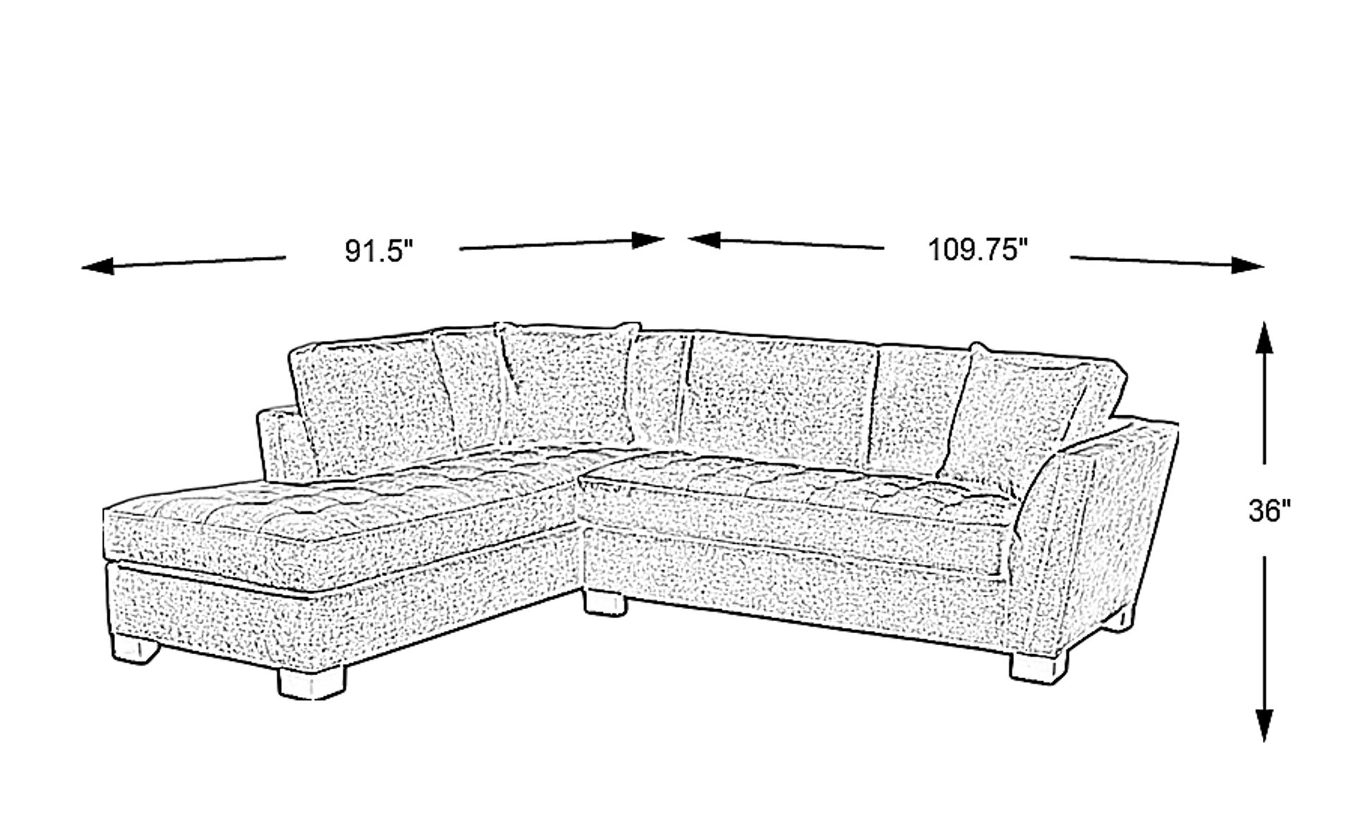 Dimension Image. Please refer to the Dimension Tab on this page for dimension details.
