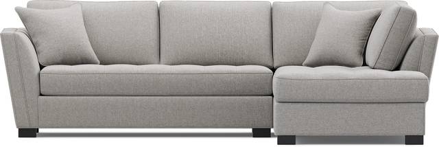 Calvin Heights Smoke Textured 2 Pc Sectional - Thumbnail - Image 3