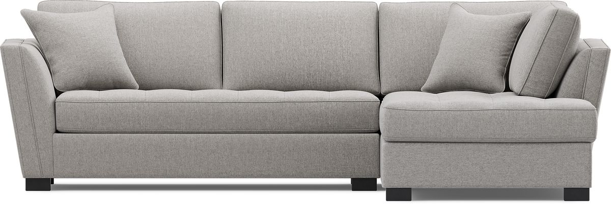 Custom Furniture | Home Decor | Free Interior Design | Ethan Allen - Insert Hand-Picked Textured Sectional