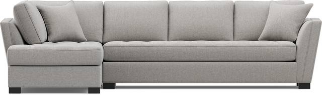 Calvin Heights Smoke Textured 2 Pc XL Sectional - Thumbnail - Image 3