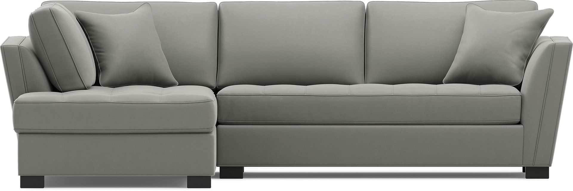 Calvin Heights Steel Microfiber 2 Pc Sectional - Image 3