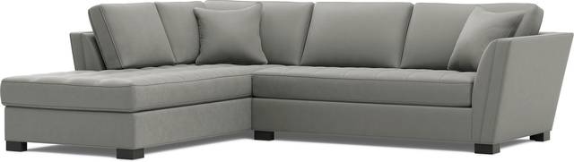 Calvin Heights Steel Microfiber 2 Pc Sectional - Thumbnail - Image 1