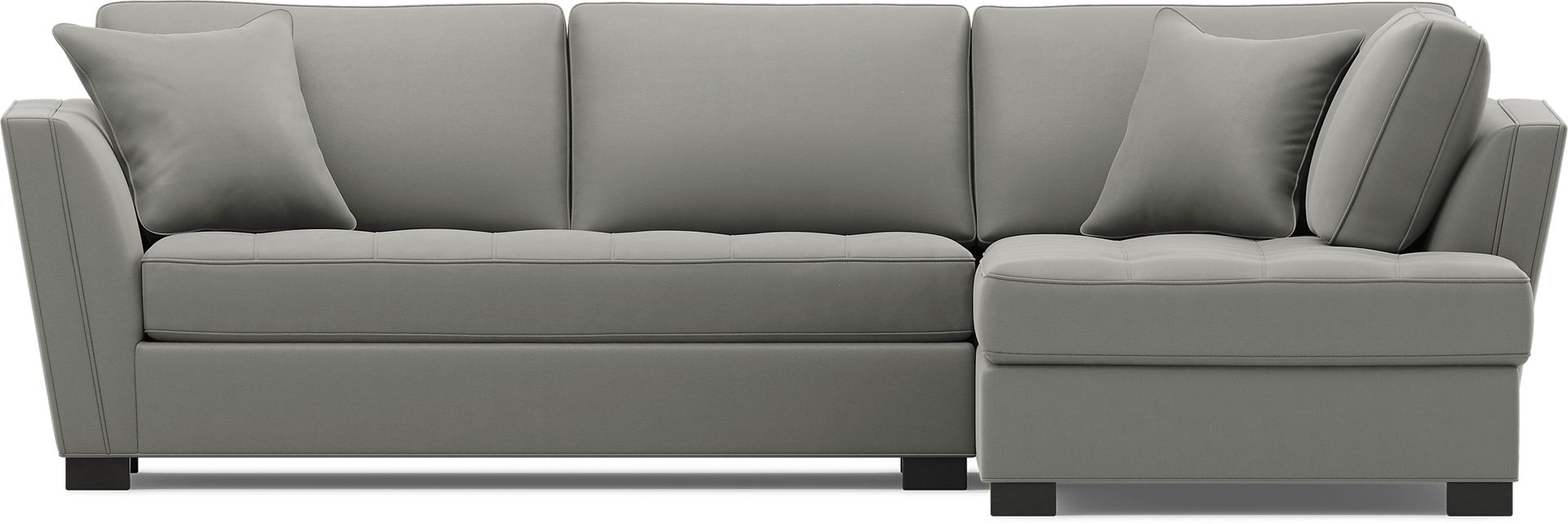 Calvin Heights Steel Microfiber 2 Pc Sectional - Image 3
