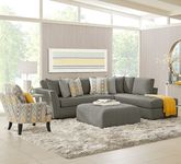 Cindy Crawford Home Calvin Heights Steel Microfiber 2 Pc Sectional