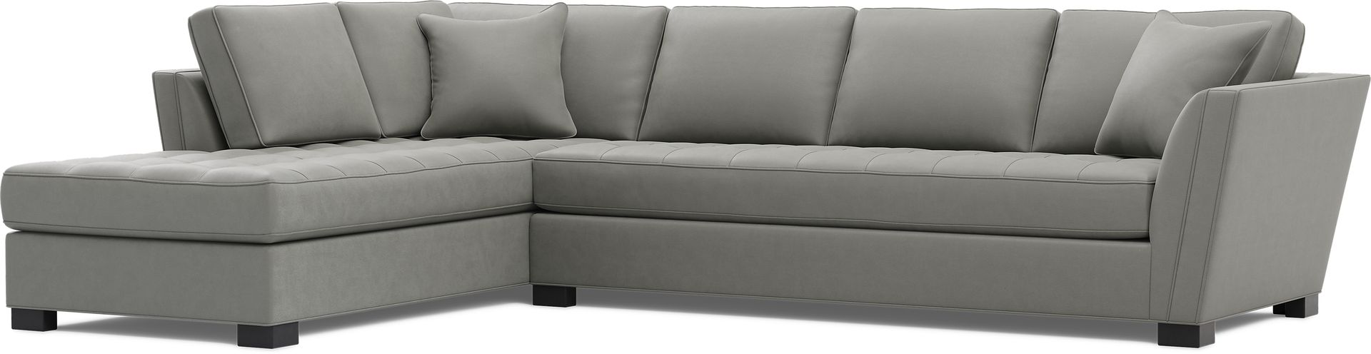 Calvin Heights Steel Microfiber 2 Pc XL Sectional - Image 1