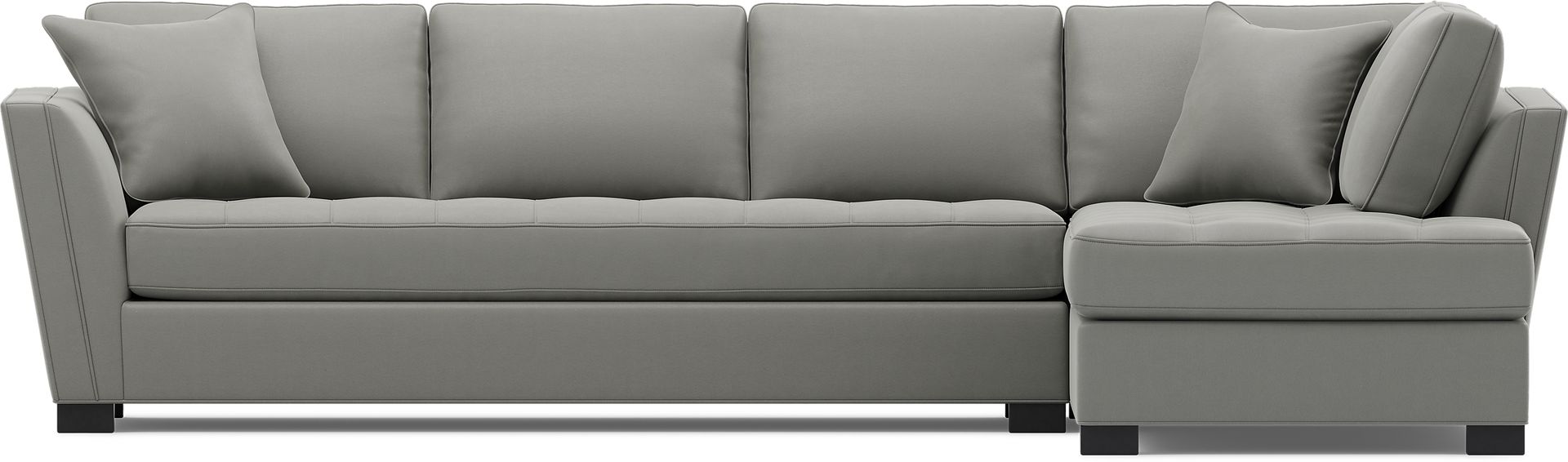 Cindy Crawford Home Calvin Heights Steel 6 Pc XL Sectional Living Room Plus 70 in. TV - Image 3