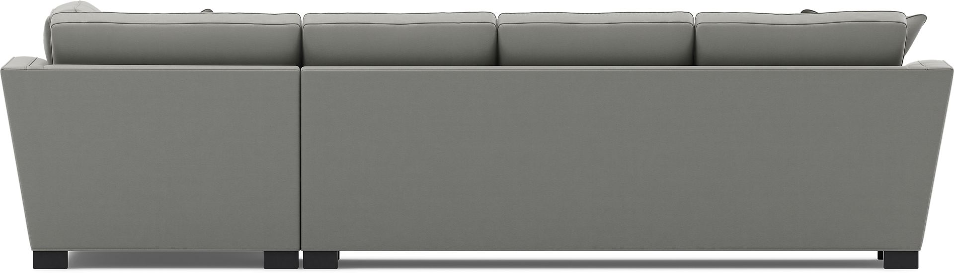 Cindy Crawford Home Calvin Heights Steel 6 Pc XL Sectional Living Room Plus 70 in. TV - Image 4