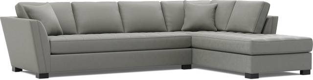Calvin Heights Steel Microfiber 2 Pc XL Sectional - Thumbnail - Image 1
