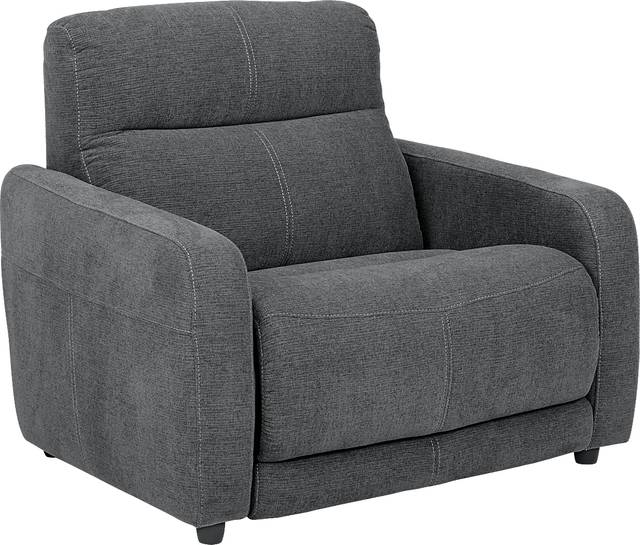 Camden Court Gray Power Recliner - Thumbnail - Image 1