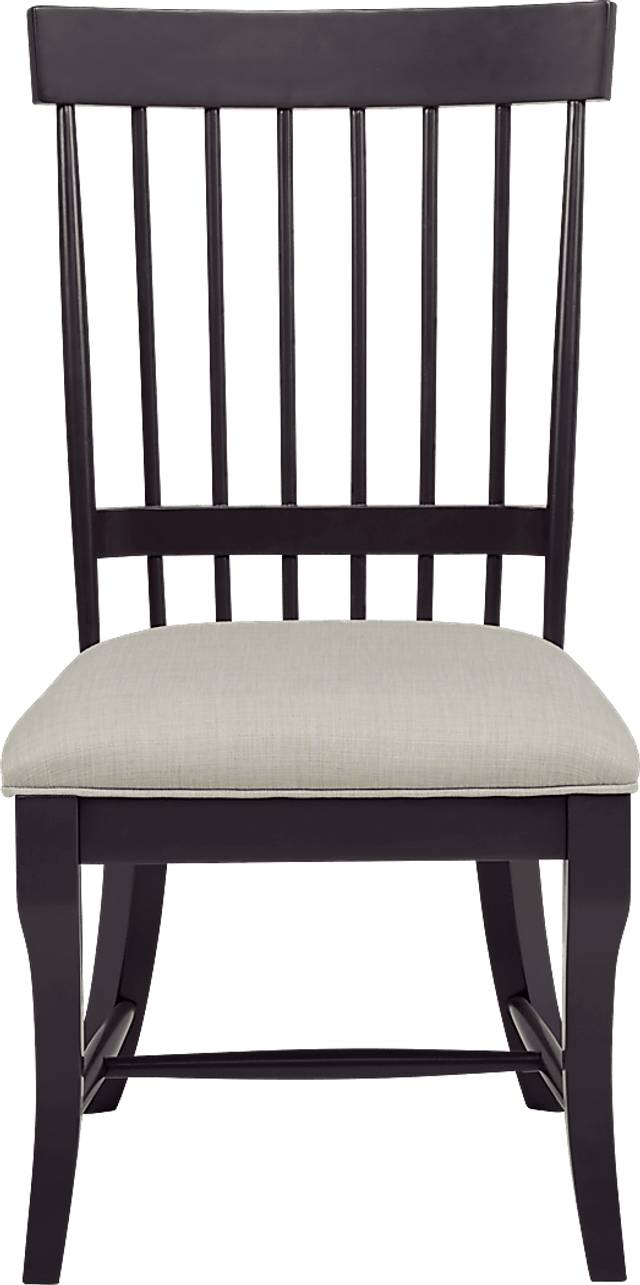 Cindy Crawford Home Cape Cottage White 5 Pc Dining Set with Black Chairs - Thumbnail - Image 6