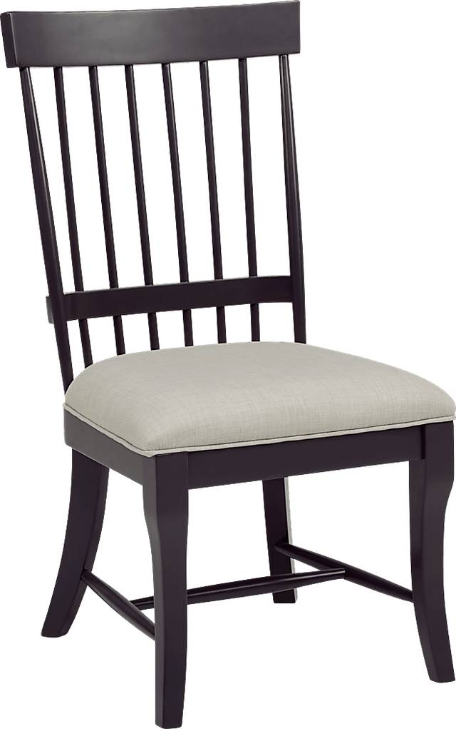 Cindy Crawford Home Cape Cottage White 5 Pc Dining Set with Black Chairs - Thumbnail - Image 5