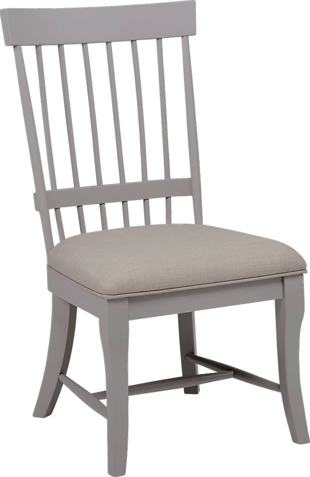 Cindy Crawford Home Cape Cottage Gray Side Chair - Thumbnail - Image 1