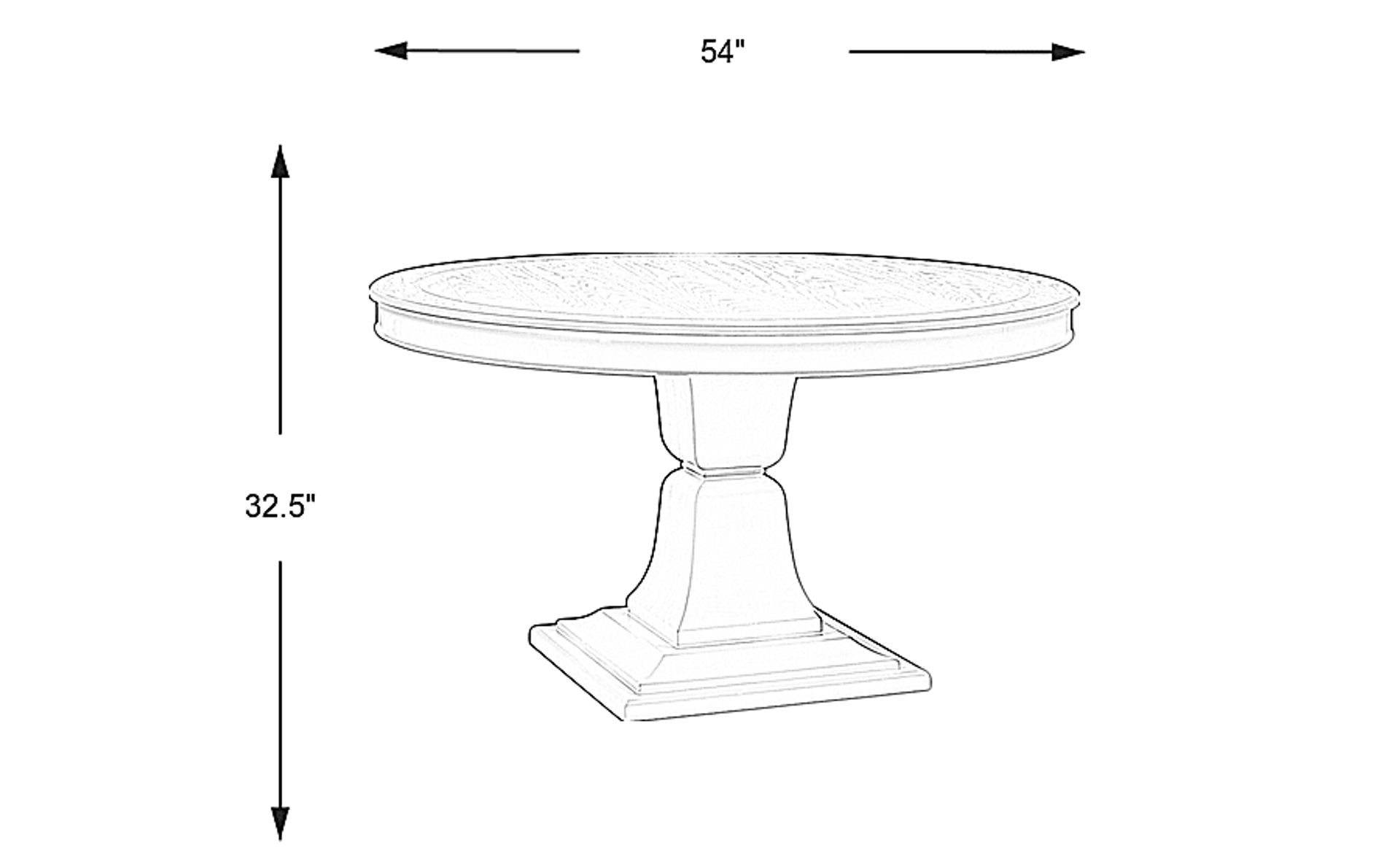 Dimension Image. Please refer to the Dimension Tab on this page for dimension details.