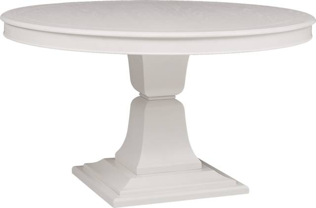 Cindy Crawford Home Cape Cottage White Round Dining Table - Thumbnail - Image 1
