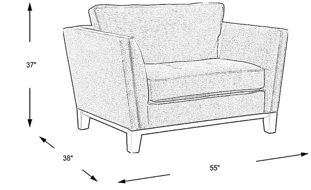 Dimension Image. Please refer to the Dimension Tab on this page for dimension details.
