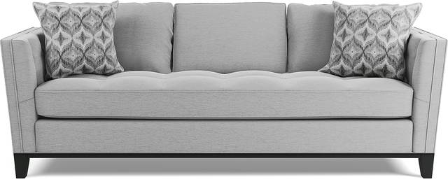 Cindy Crawford Home Central Boulevard Ash Textured Sofa - Thumbnail - Image 1