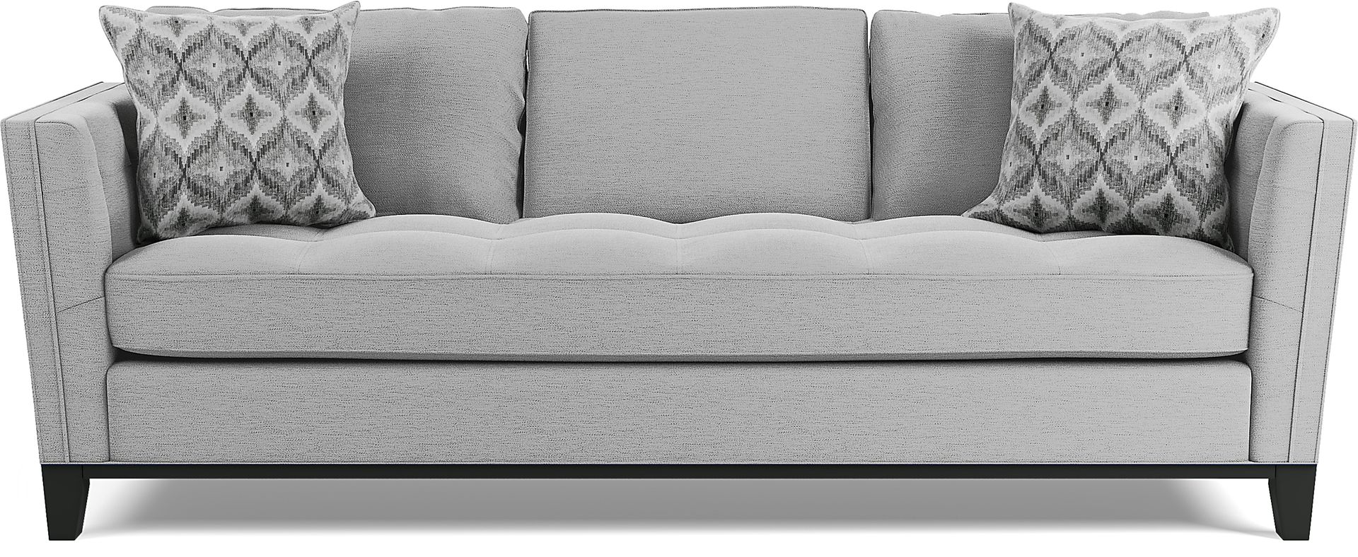 Cindy Crawford Home Central Boulevard Ash Textured Sofa - Image 1
