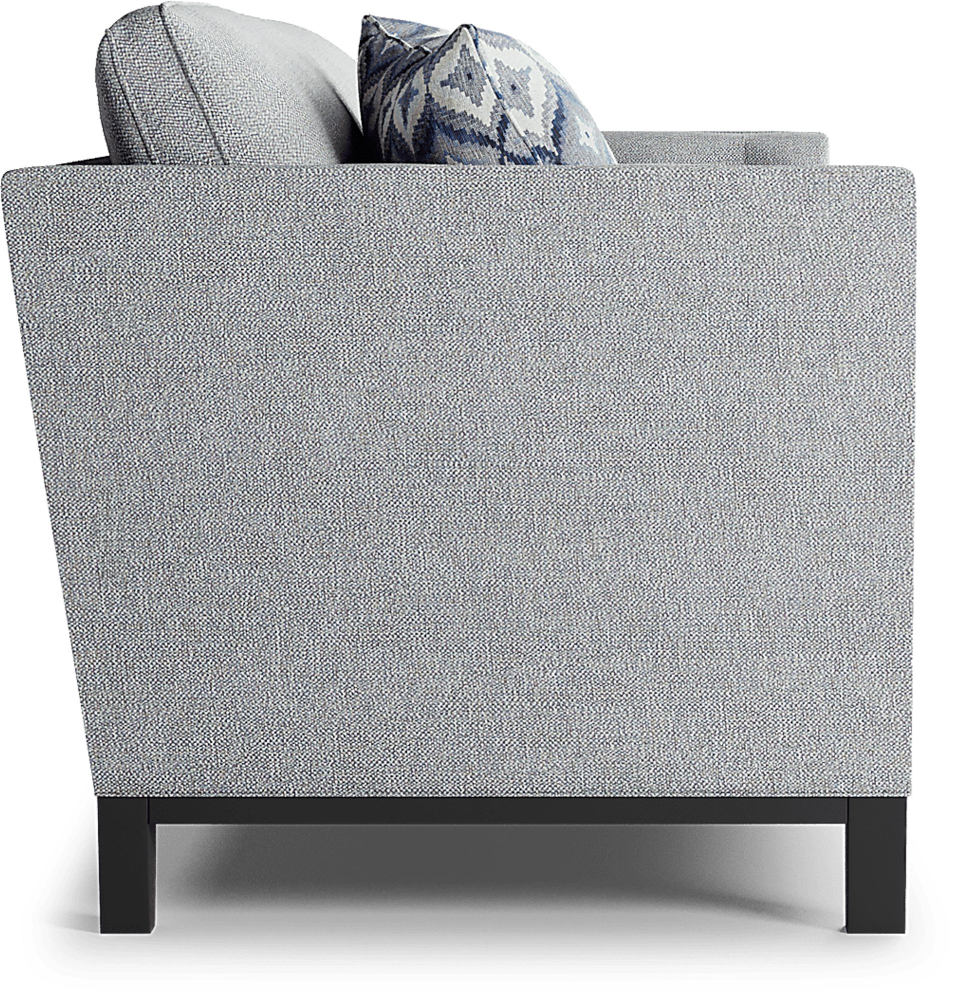 Cindy Crawford Home Central Boulevard Bluestone Textured Gel Foam Sleeper - Image 3