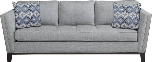 Cindy Crawford Home Central Boulevard Bluestone Textured Sleeper - Thumbnail - Image 1