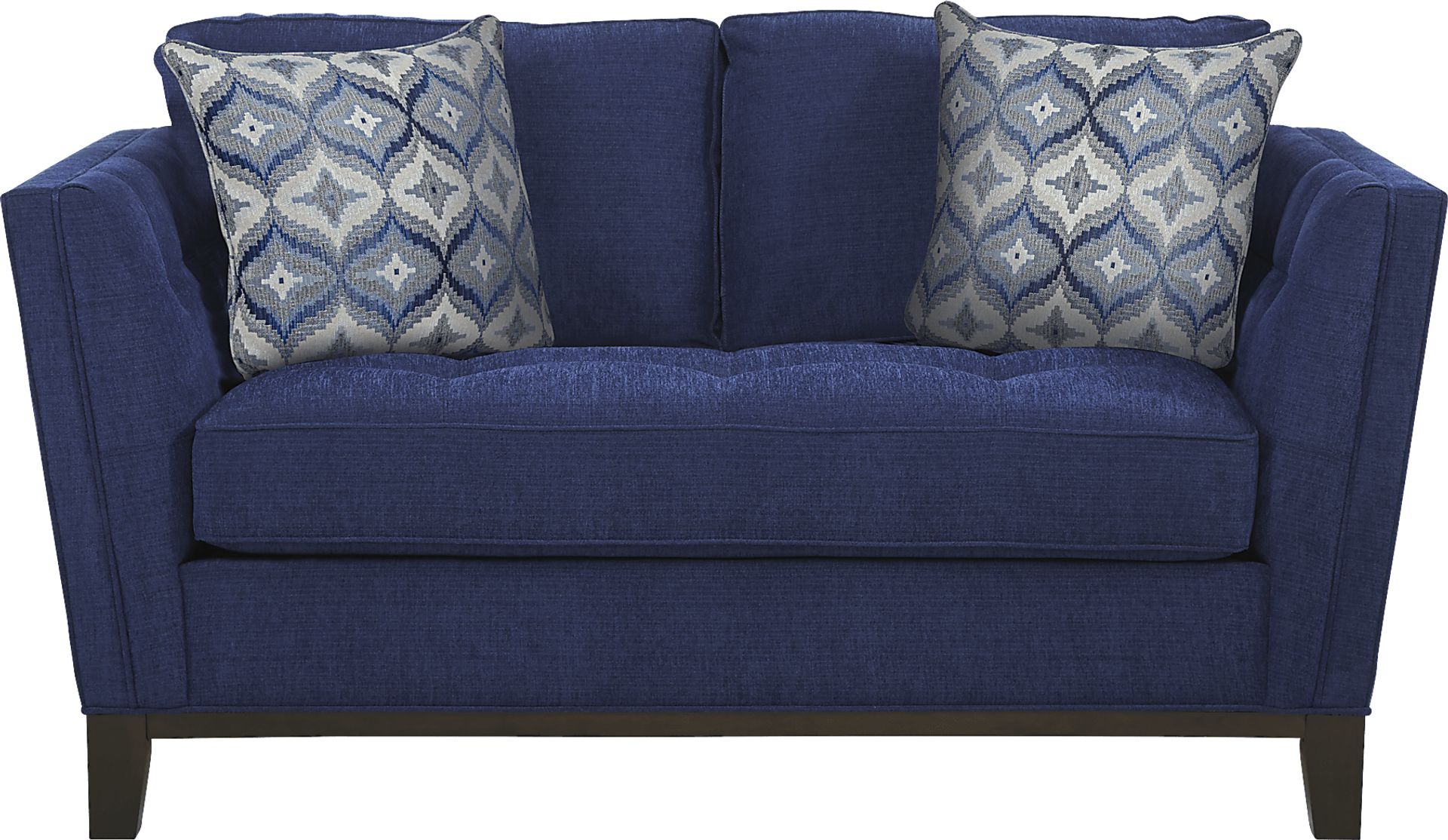 Cindy Crawford Home Central Boulevard Cobalt Textured 8 Pc Living Room - Image 4