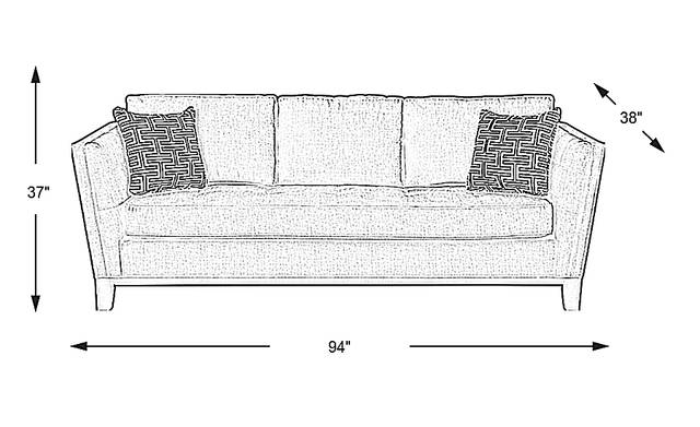 Dimension Image. Please refer to the Dimension Tab on this page for dimension details.
