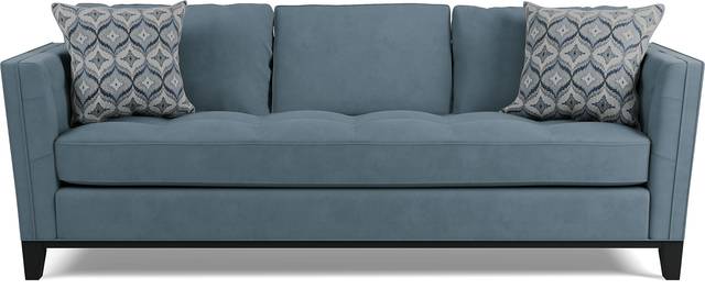 Cindy Crawford Home Central Boulevard Ocean Textured Sofa - Thumbnail - Image 1