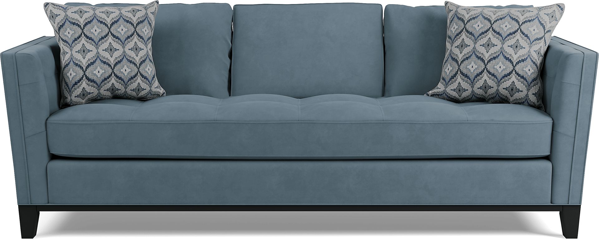 Cindy Crawford Home Central Boulevard Ocean Textured Sofa - Image 1